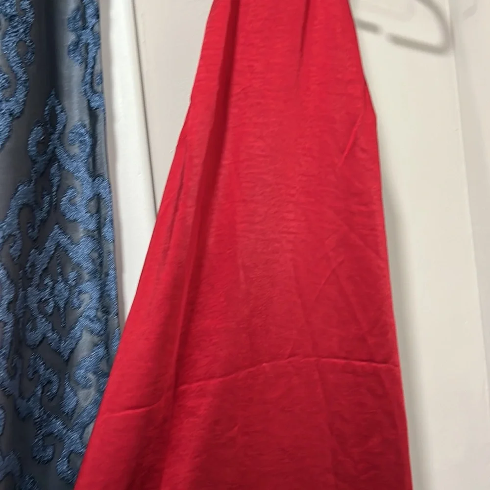 LPA Raveena Halter Scarf Maxi Dress in Cherry Red - Picture 6 of 13